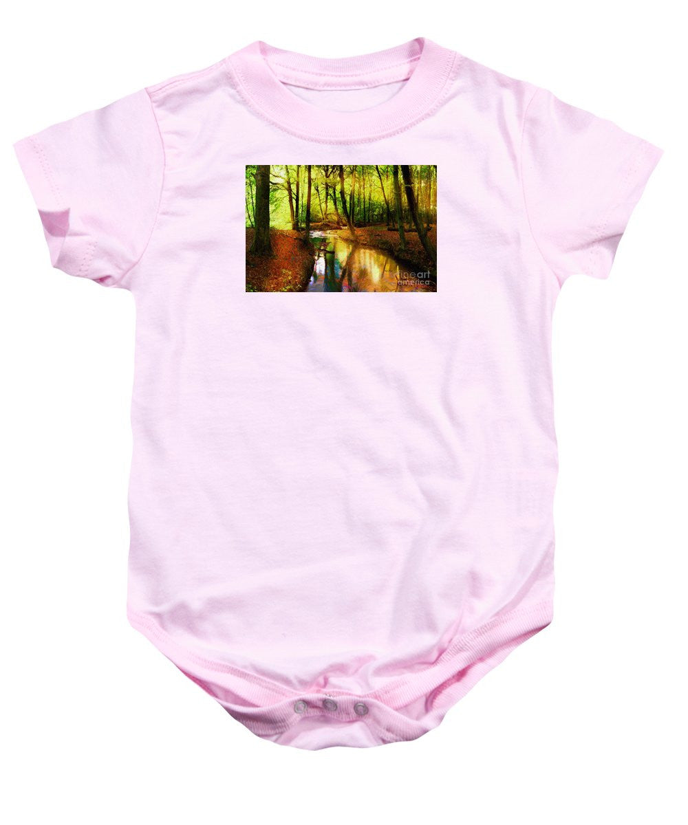 Baby Onesie - Abstract Landscape 0747