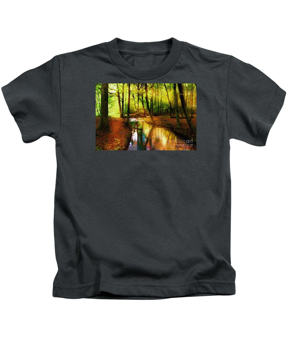 T-shirt pour enfant - Paysage abstrait 0747