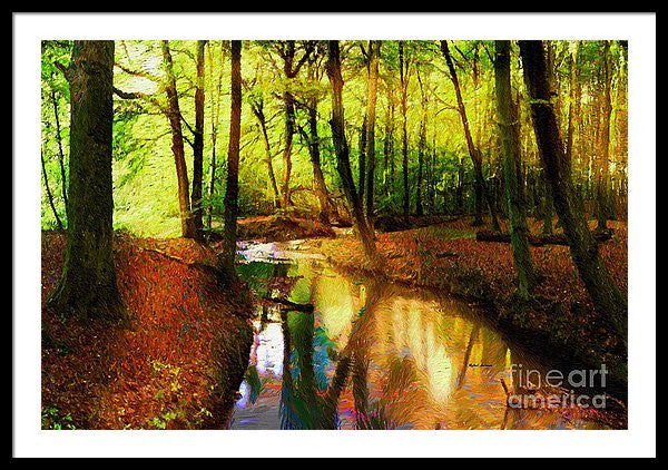 Framed Print - Abstract Landscape 0747