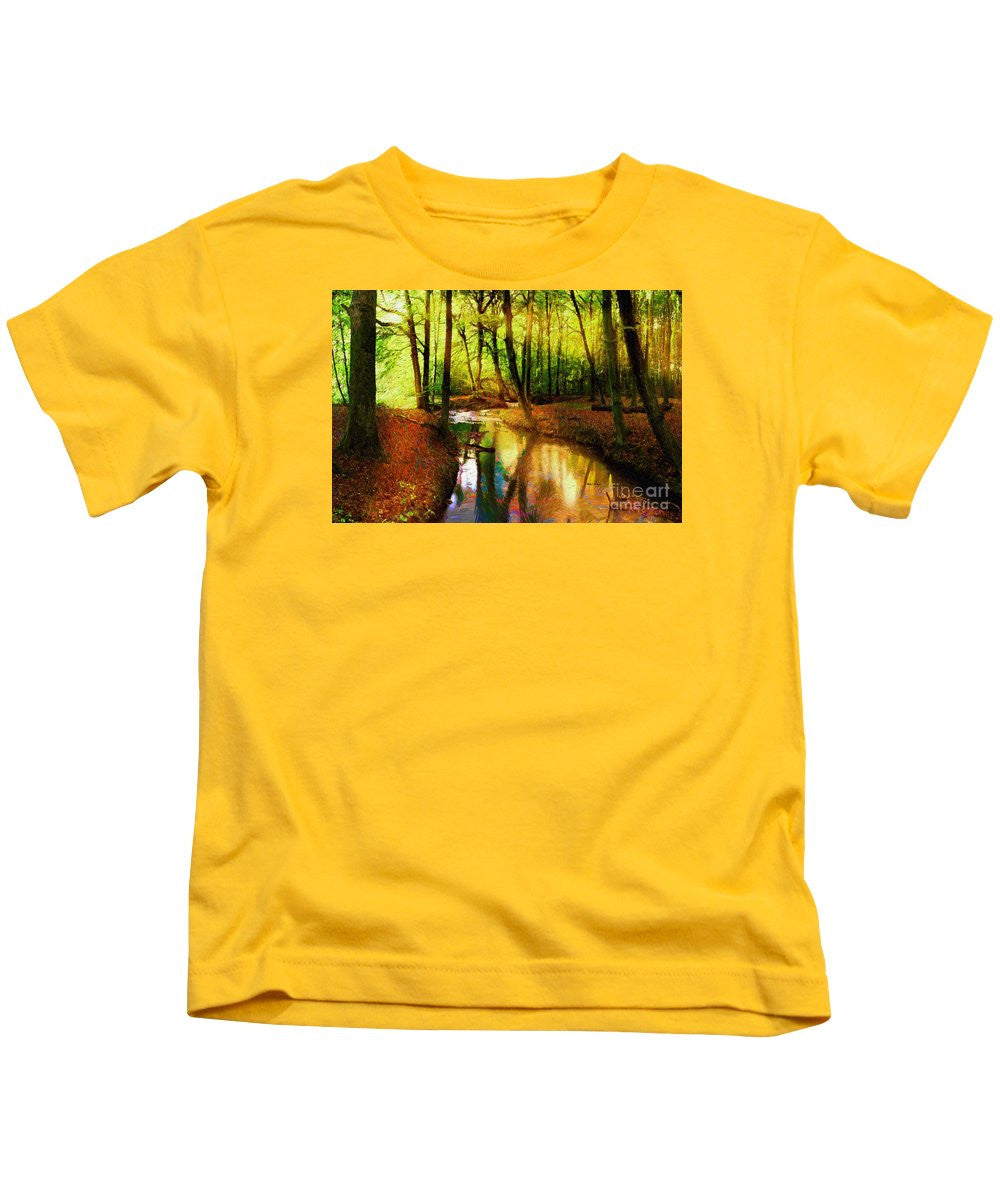 T-shirt pour enfant - Paysage abstrait 0747