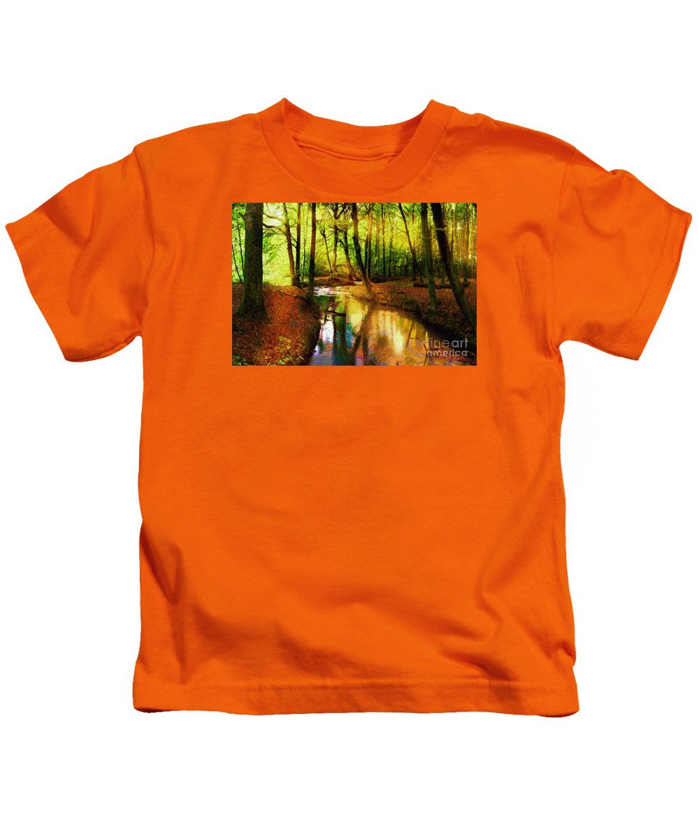 T-shirt pour enfant - Paysage abstrait 0747