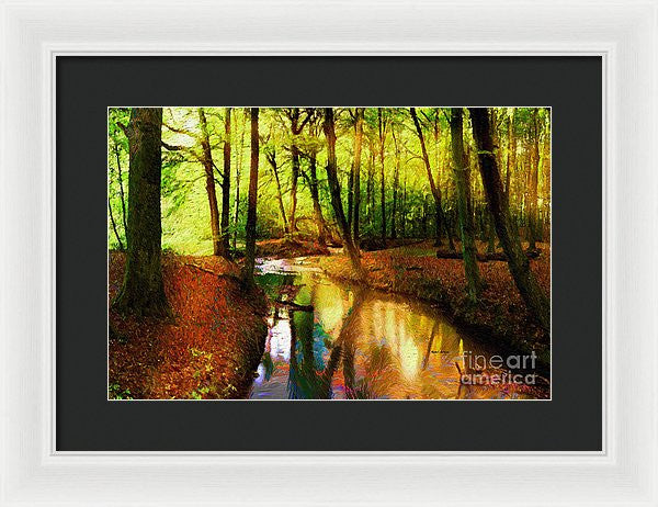 Framed Print - Abstract Landscape 0747