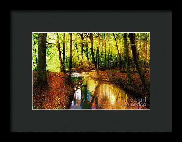 Framed Print - Abstract Landscape 0747