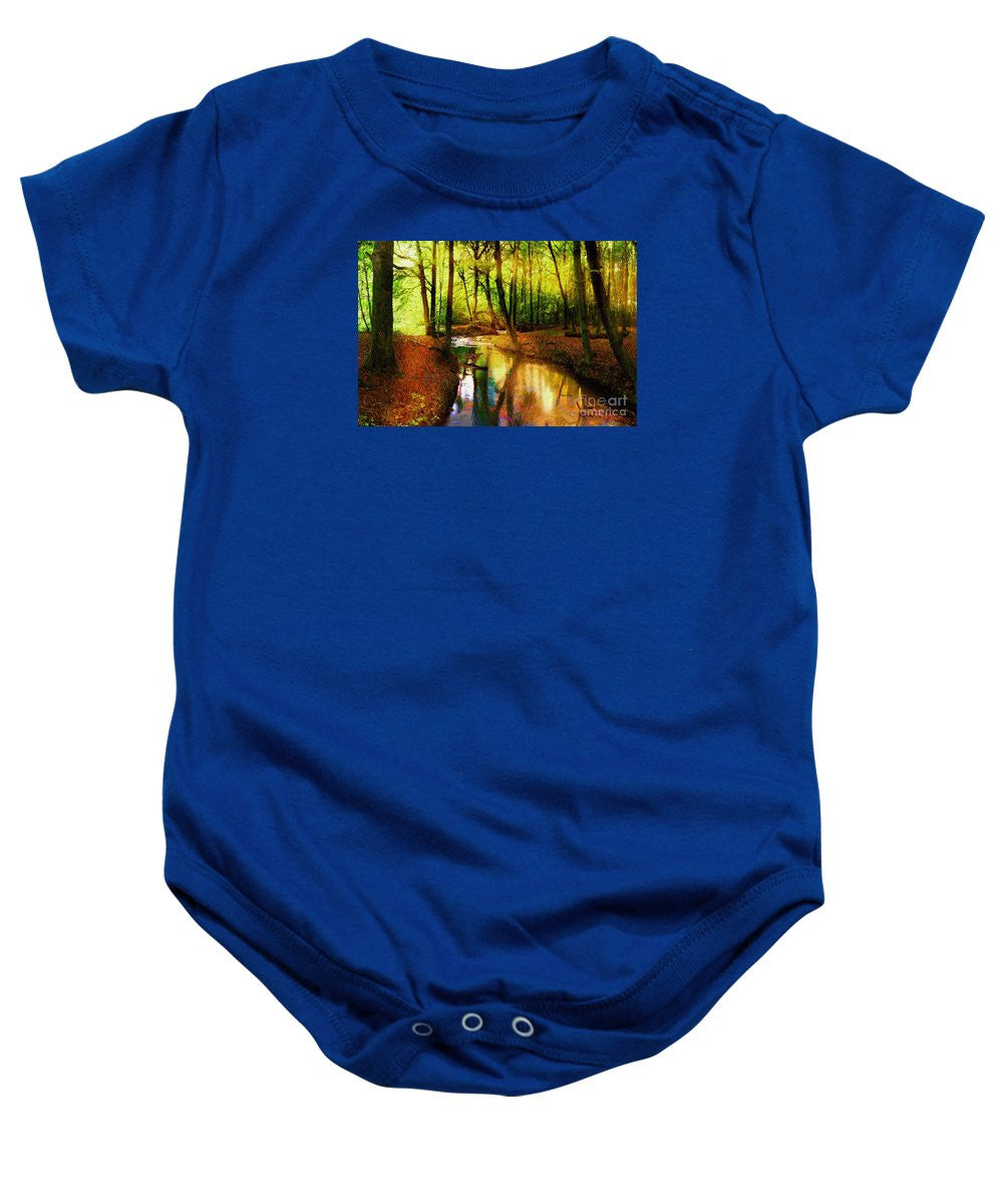 Baby Onesie - Abstract Landscape 0747