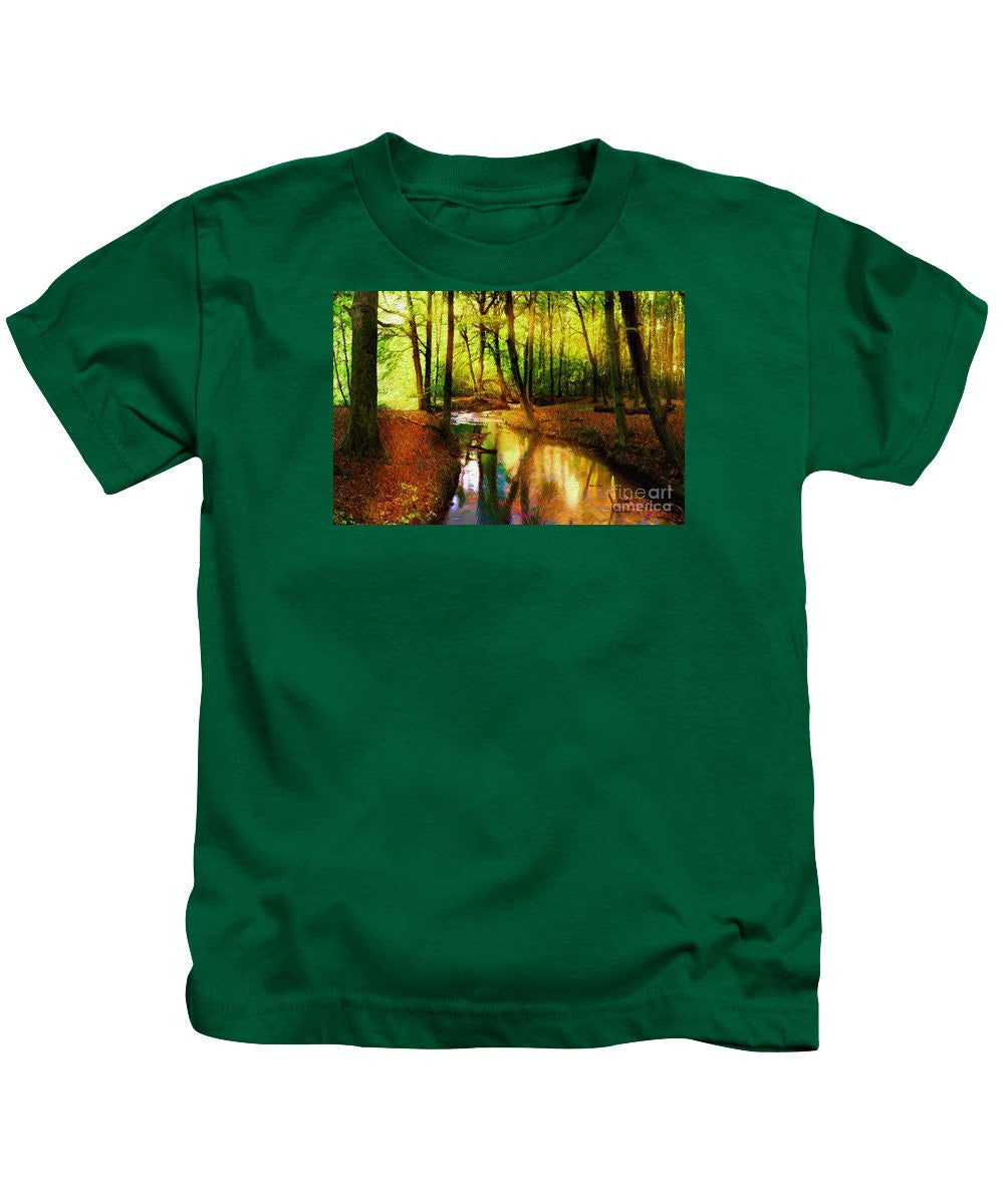 T-shirt pour enfant - Paysage abstrait 0747