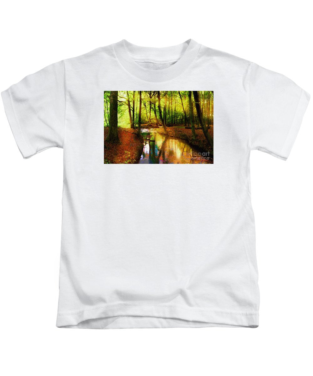 T-shirt pour enfant - Paysage abstrait 0747