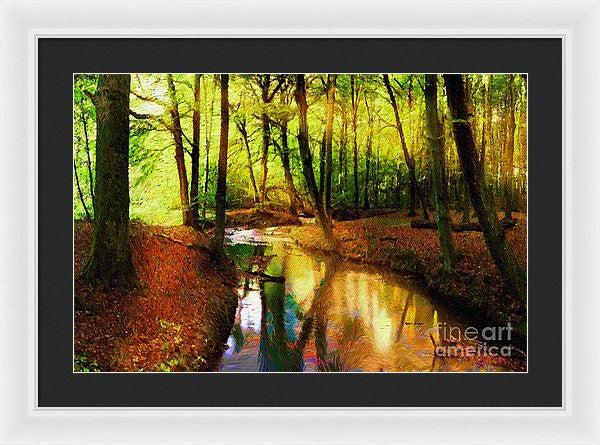 Framed Print - Abstract Landscape 0747