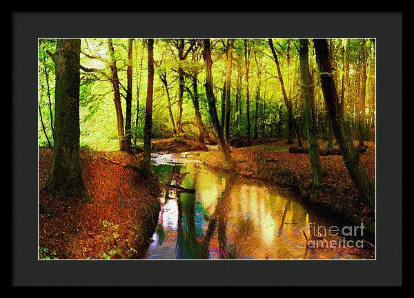 Framed Print - Abstract Landscape 0747