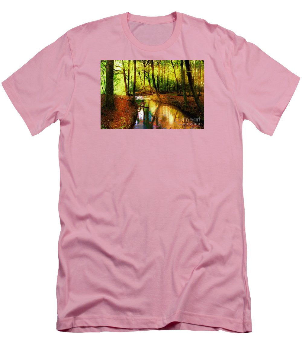 Men's T-Shirt (Slim Fit) - Abstract Landscape 0747