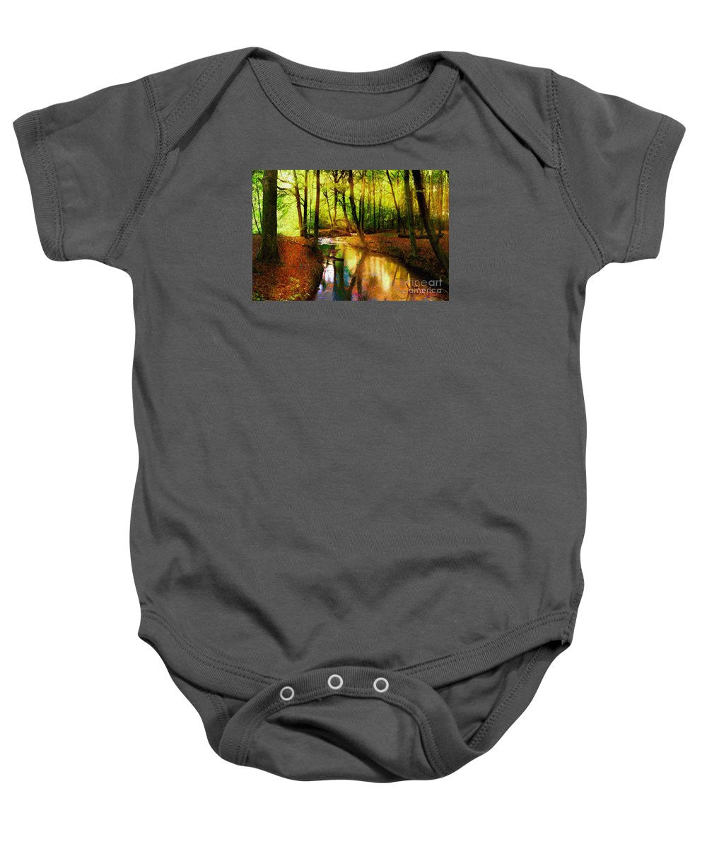 Baby Onesie - Abstract Landscape 0747