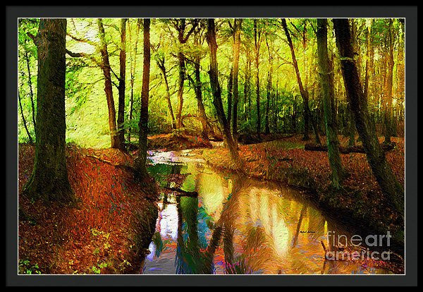 Framed Print - Abstract Landscape 0747