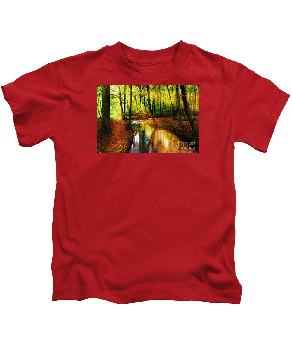 T-shirt pour enfant - Paysage abstrait 0747