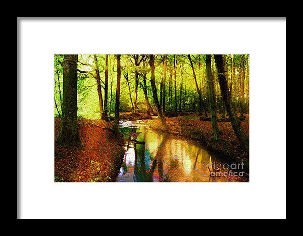 Framed Print - Abstract Landscape 0747