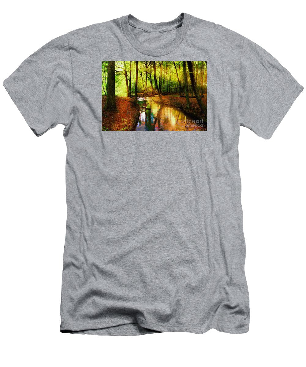 Men's T-Shirt (Slim Fit) - Abstract Landscape 0747