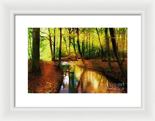 Framed Print - Abstract Landscape 0747