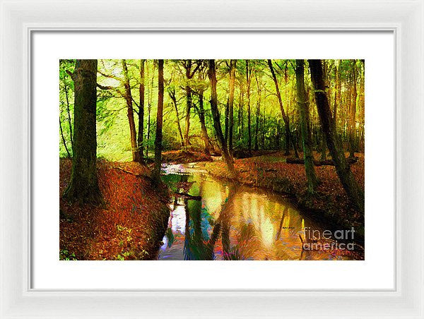 Framed Print - Abstract Landscape 0747