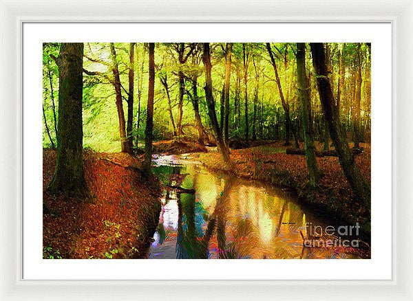 Framed Print - Abstract Landscape 0747