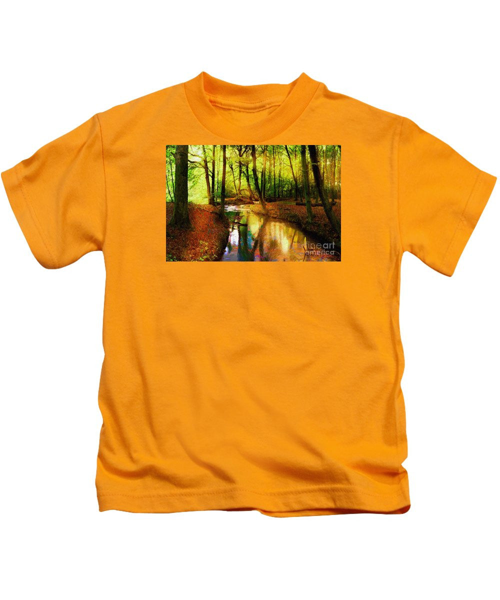 T-shirt pour enfant - Paysage abstrait 0747