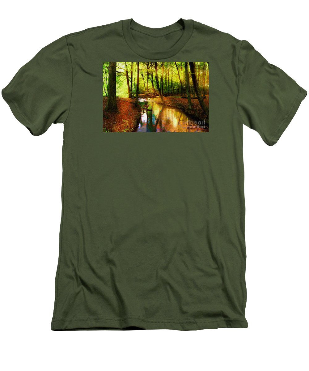 Men's T-Shirt (Slim Fit) - Abstract Landscape 0747