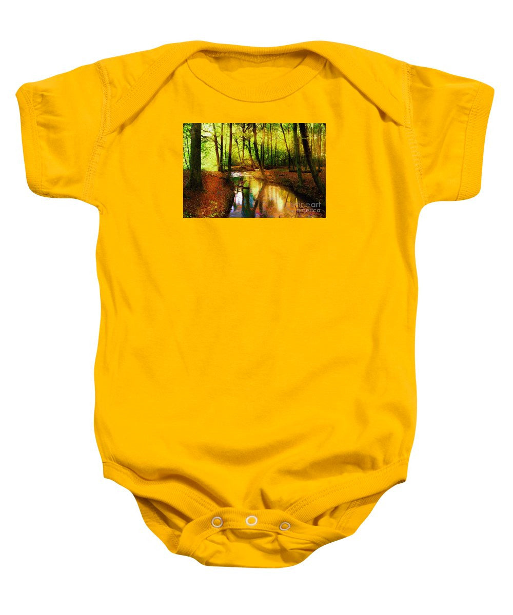 Baby Onesie - Abstract Landscape 0747