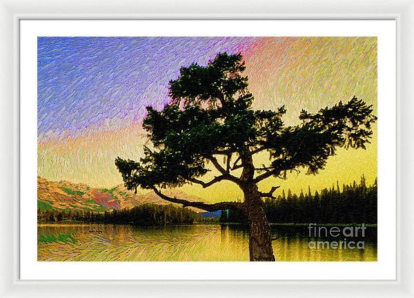 Framed Print - Abstract Landscape 0750