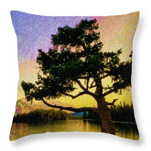Throw Pillow - Abstract Landscape 0750