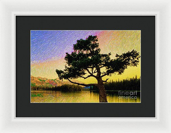 Framed Print - Abstract Landscape 0750