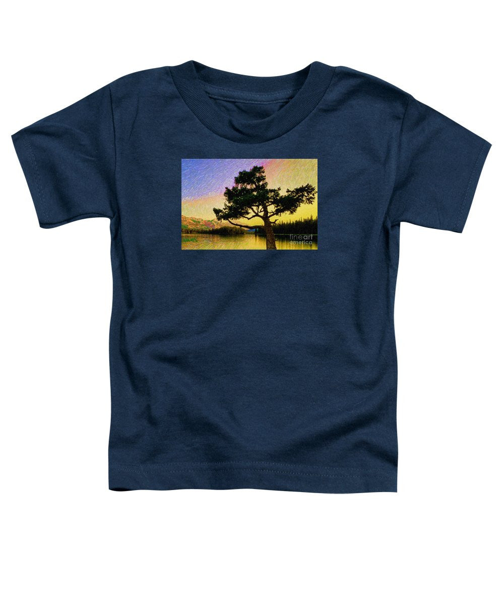 Toddler T-Shirt - Abstract Landscape 0750