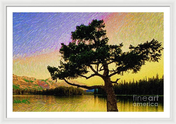 Framed Print - Abstract Landscape 0750