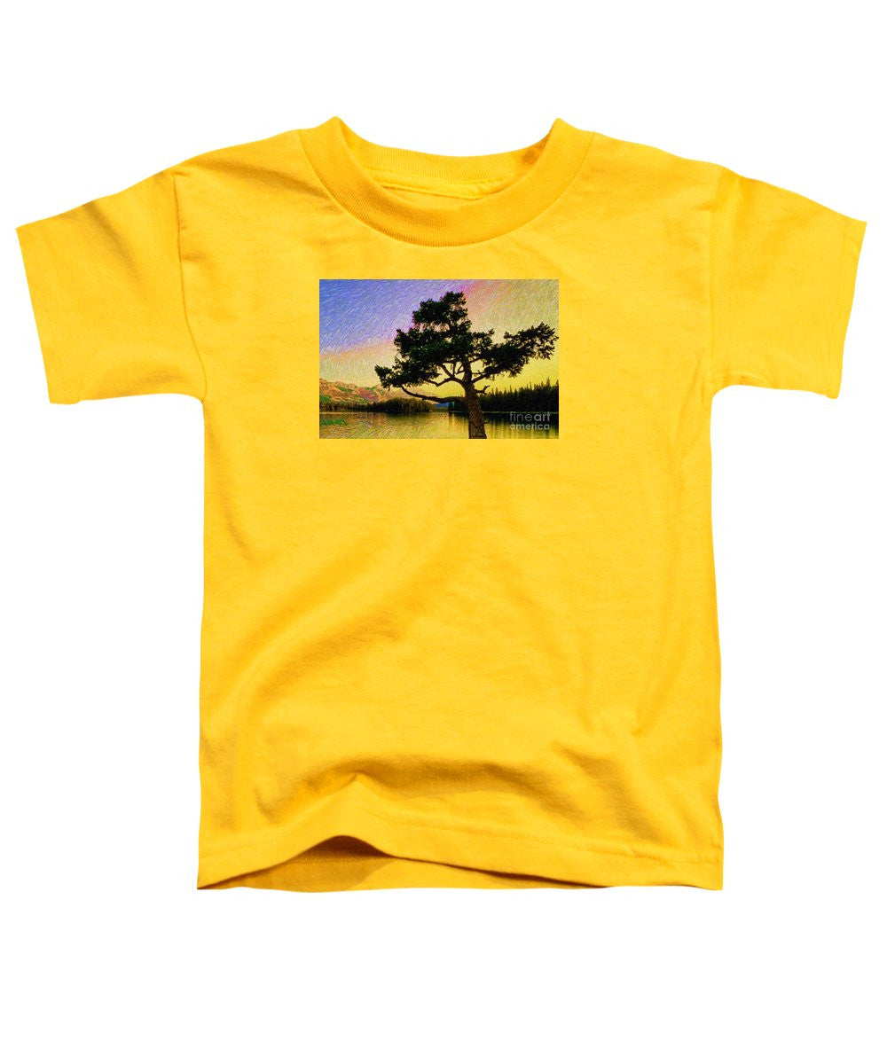 Toddler T-Shirt - Abstract Landscape 0750