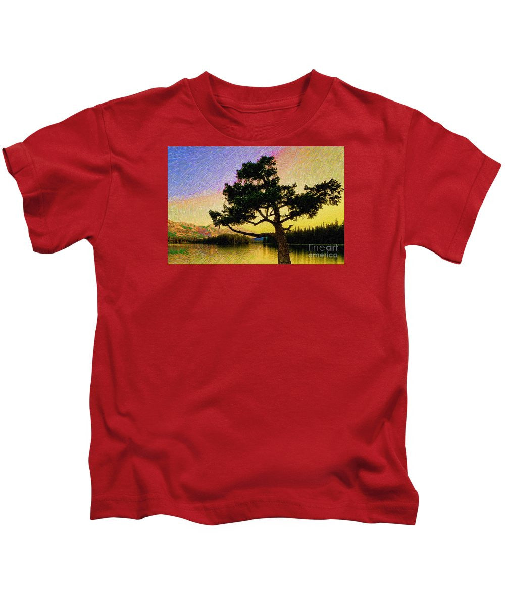 Kids T-Shirt - Abstract Landscape 0750