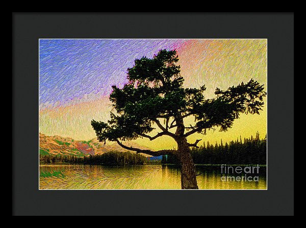 Framed Print - Abstract Landscape 0750