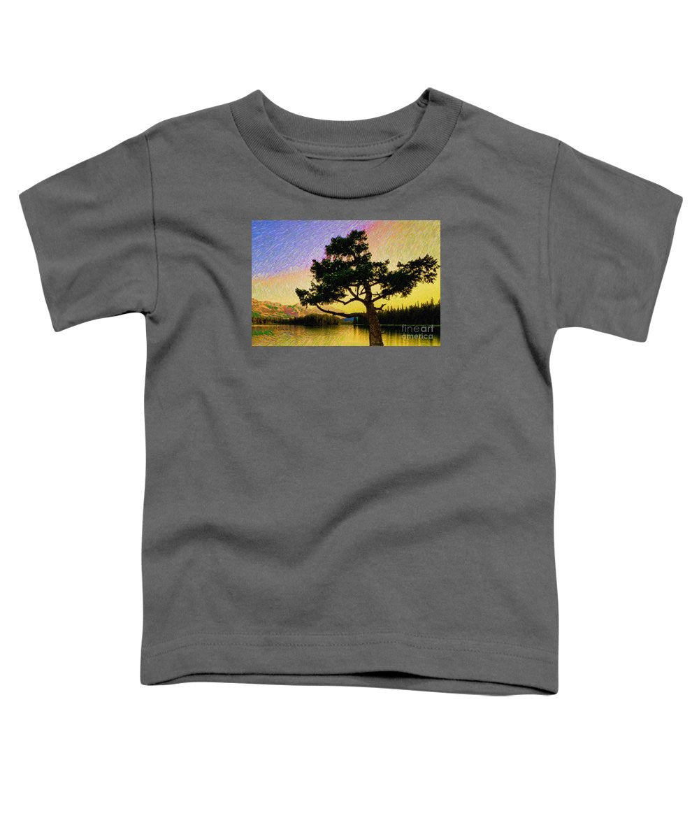 Toddler T-Shirt - Abstract Landscape 0750