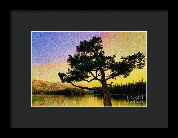 Framed Print - Abstract Landscape 0750