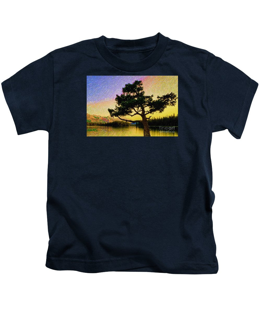 Kids T-Shirt - Abstract Landscape 0750