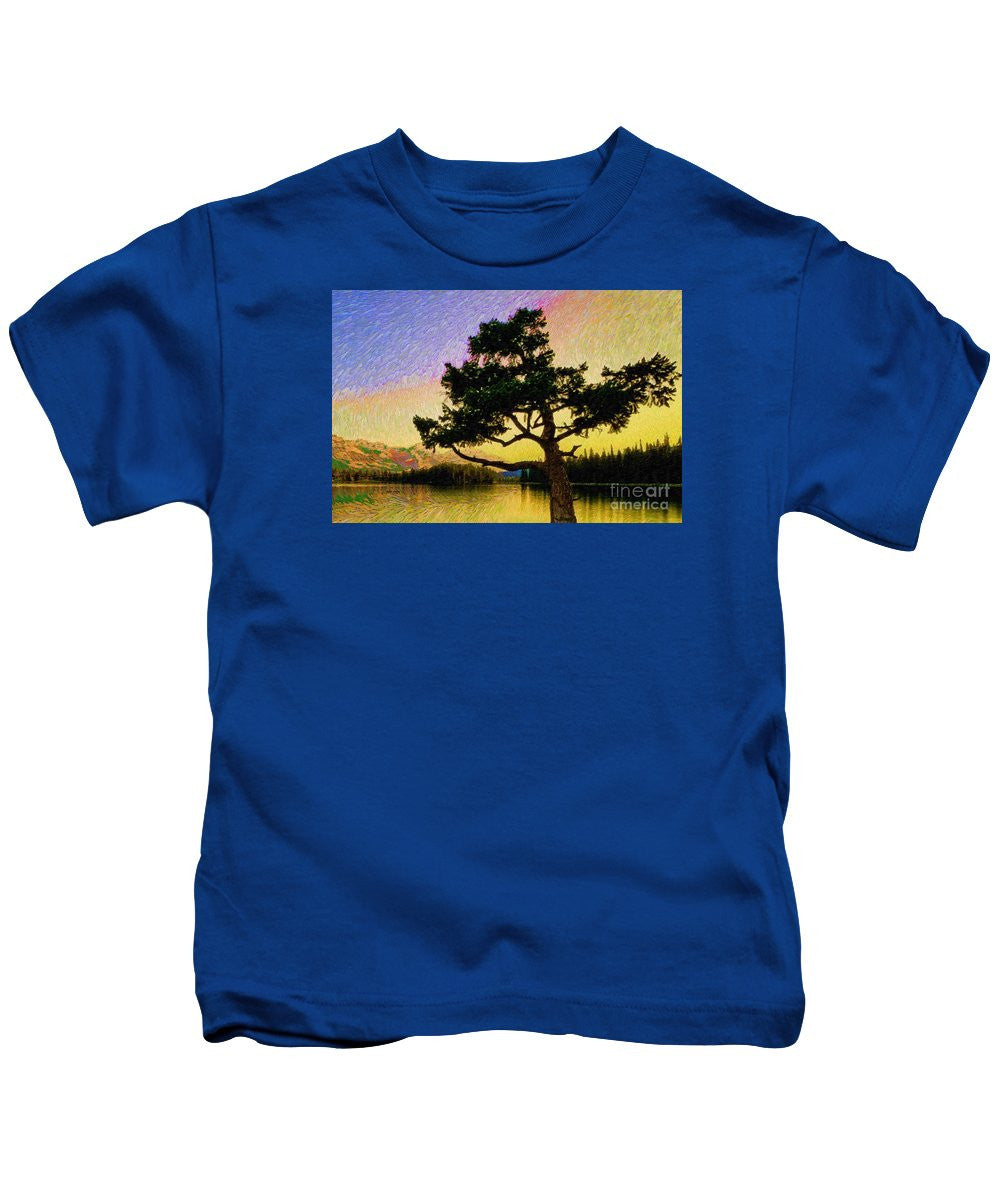 Kids T-Shirt - Abstract Landscape 0750