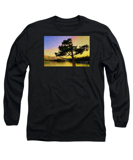 Long Sleeve T-Shirt - Abstract Landscape 0750