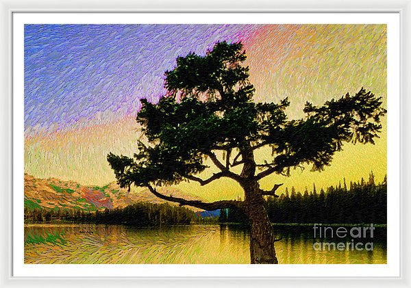 Framed Print - Abstract Landscape 0750