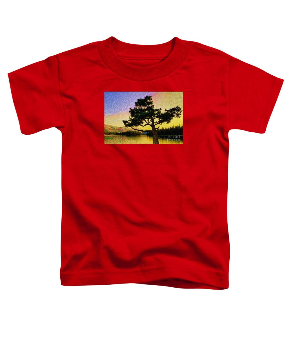 Toddler T-Shirt - Abstract Landscape 0750