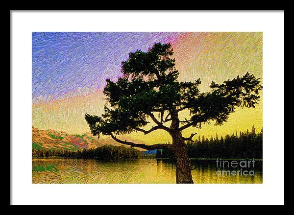 Framed Print - Abstract Landscape 0750