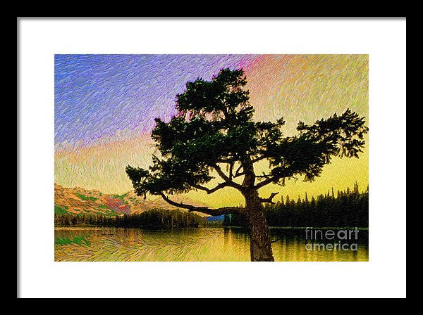 Framed Print - Abstract Landscape 0750