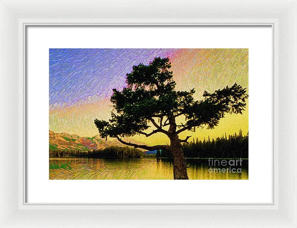 Framed Print - Abstract Landscape 0750