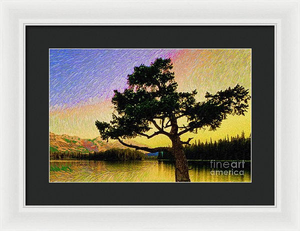 Framed Print - Abstract Landscape 0750