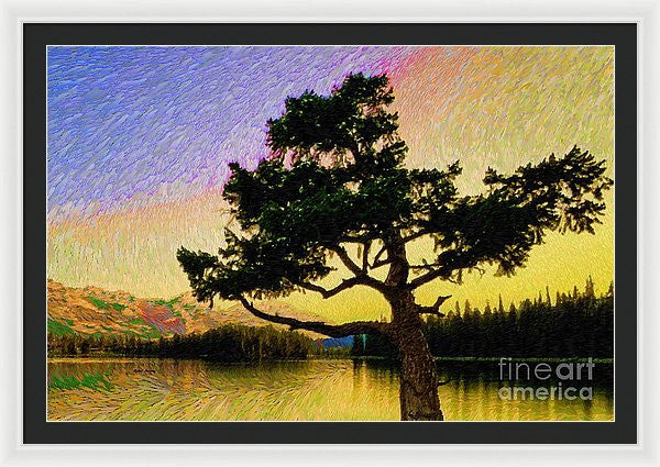 Framed Print - Abstract Landscape 0750