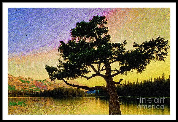 Framed Print - Abstract Landscape 0750