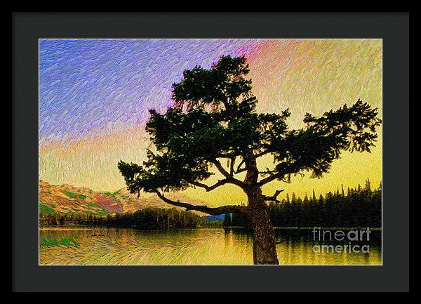 Framed Print - Abstract Landscape 0750