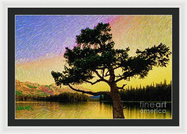 Framed Print - Abstract Landscape 0750