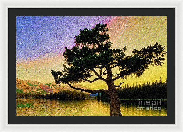 Framed Print - Abstract Landscape 0750