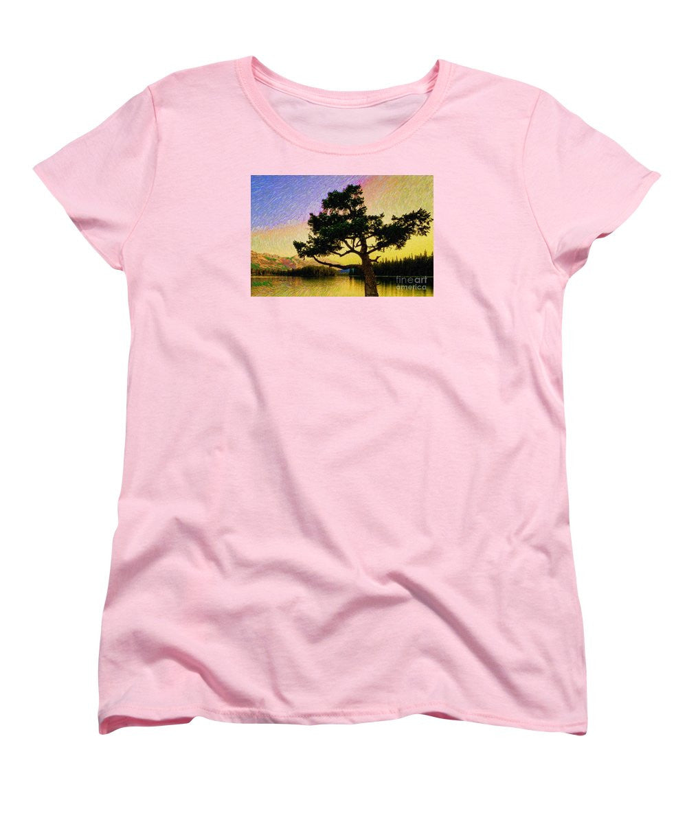 Women's T-Shirt (Standard Cut) - Abstract Landscape 0750