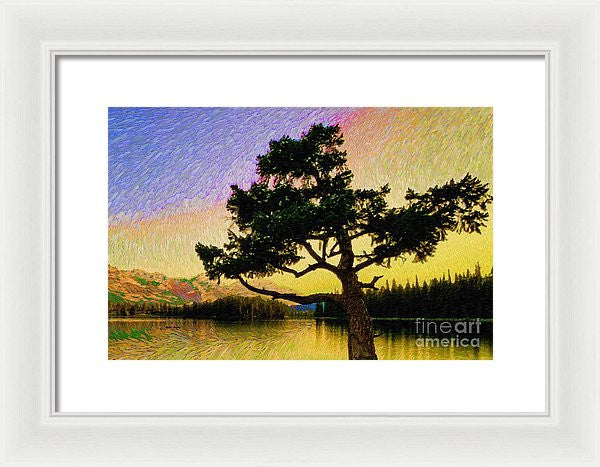 Framed Print - Abstract Landscape 0750